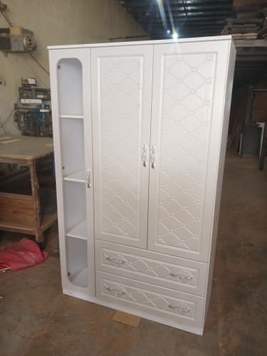 کمد لباس دو عدد کشو ویترین دار